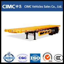 Cimc 3 Axle 40ft Flatbed Semi Trailer / Flat Bed